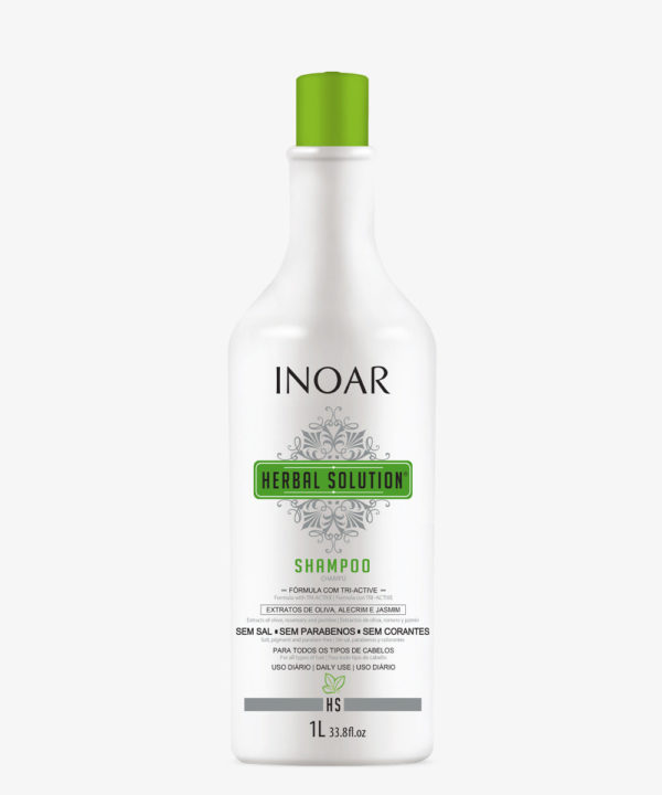 inoar herbal solution shampoo with herbal extracts