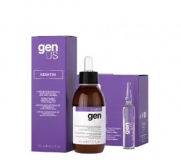 genUS keratin leave-in hair treatment