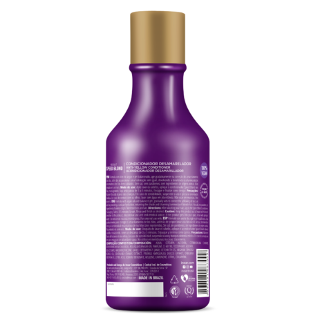 inoar absolut speed blond conditioner for blonde, silver, or gray hair