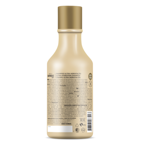 inoar absolut daymoist hydrating shampoo with natural flower extract ingredients and vitamin c