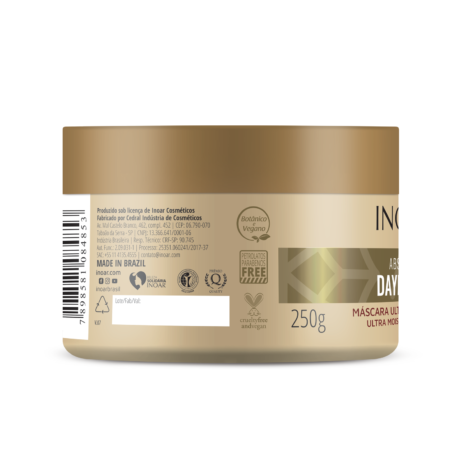 inoar absolut daymoist deep conditioning treatment hair mask that restores hair with beet extracts and vitamin c