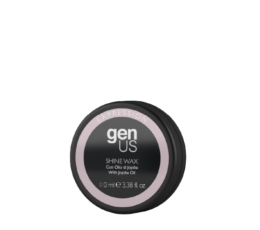 genUS shine hair wax with jojoba oil for sleek and long lasting results