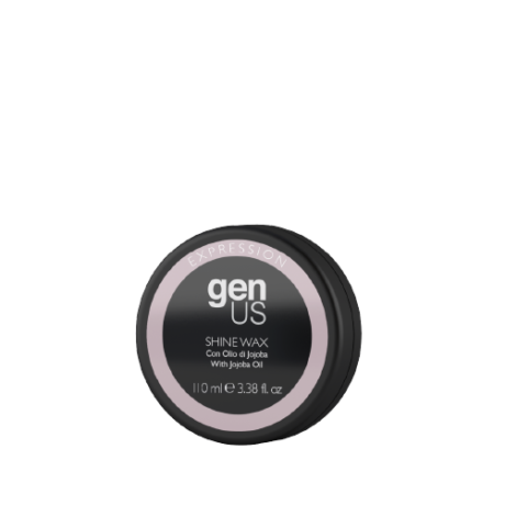 genUS shine hair wax with jojoba oil for sleek and long lasting results