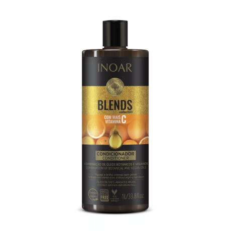 inoar blends conditioner made with vitamin c complex and mixture of oils