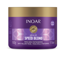 inoar absolut speed blond deep conditioning treatment mask for blonde, silver, gray hair